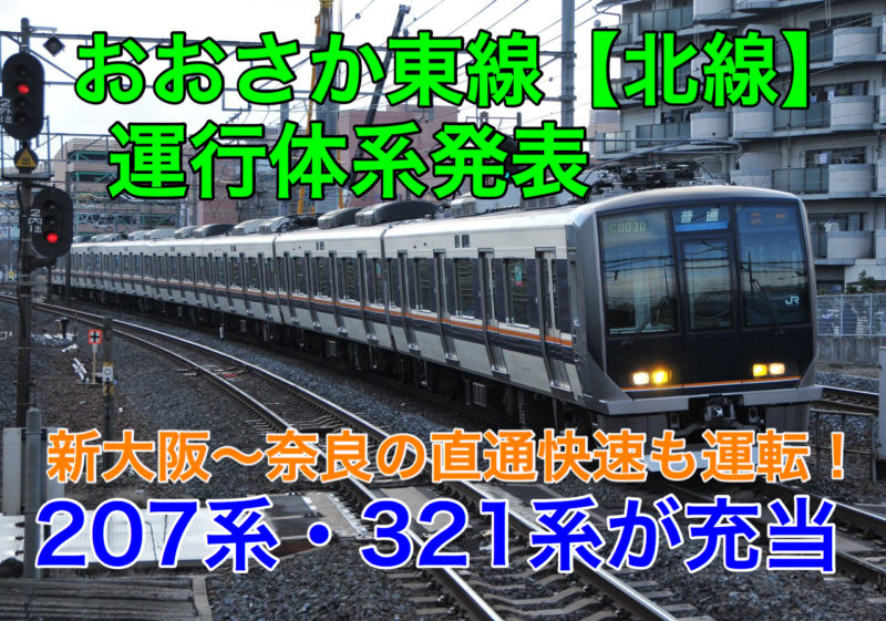JR西日本207系 側面種別幕 おおさか東線直通快速入り 方向幕 鉄道部品