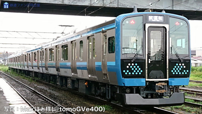 青い顔 相模線向けe131系500番台が落成 G 01編成が新潟地区で試運転 鉄道ファンの待合室